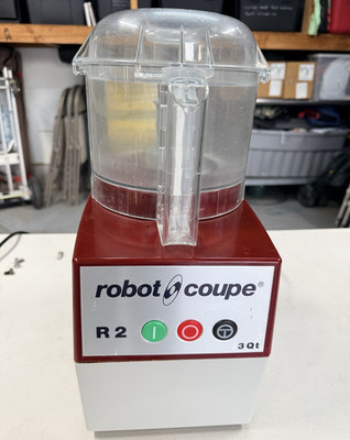 Robot Coupe R2 R2N 3 Qt Commercial Food Processor w/ Bowl Lid & S-Blade