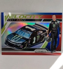 2019 Prizm Racing NASCAR Velocity RED WHITE & BLUE 79 Kurt Busch Insert HOF Card