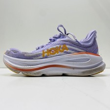 Hoka One One Women Bondi 9 1127954-BTLB Purple Mesh Lace-Up Shoes Size 6B