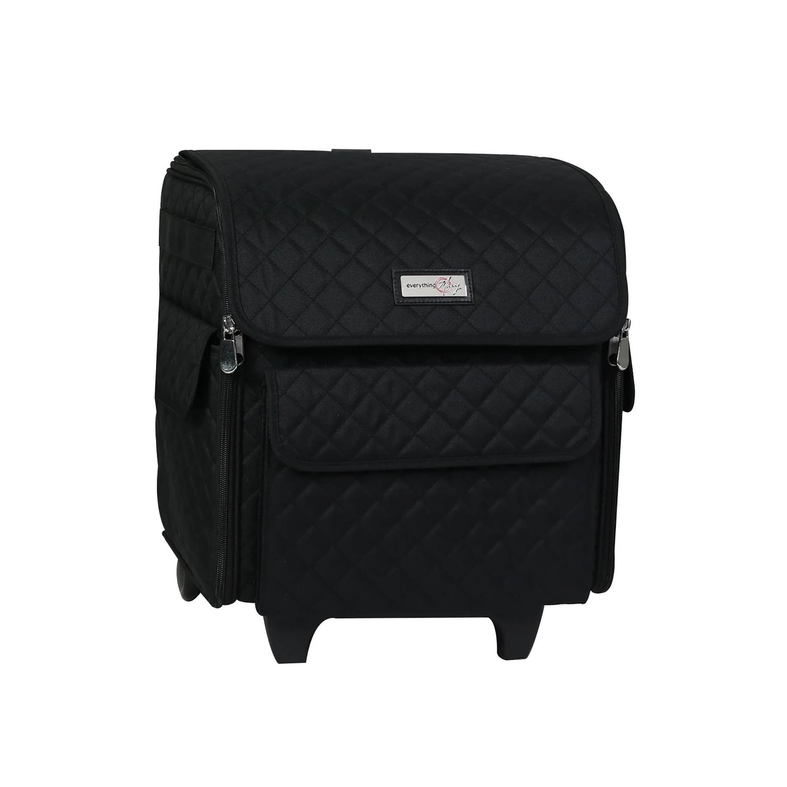 Everything Mary Collapsible Overlocker Sewing Machine Case, Black Quilted