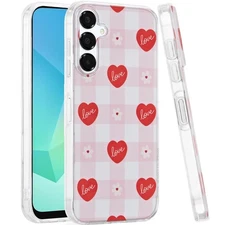 For Samsung A16 5G Case Dual Layer In Mold Design TPU Cover + Tempered Glass