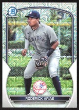 6516I 2023 Bowman #BCP-135 Roderick Arias Chrome Prospects Mojo Refractors