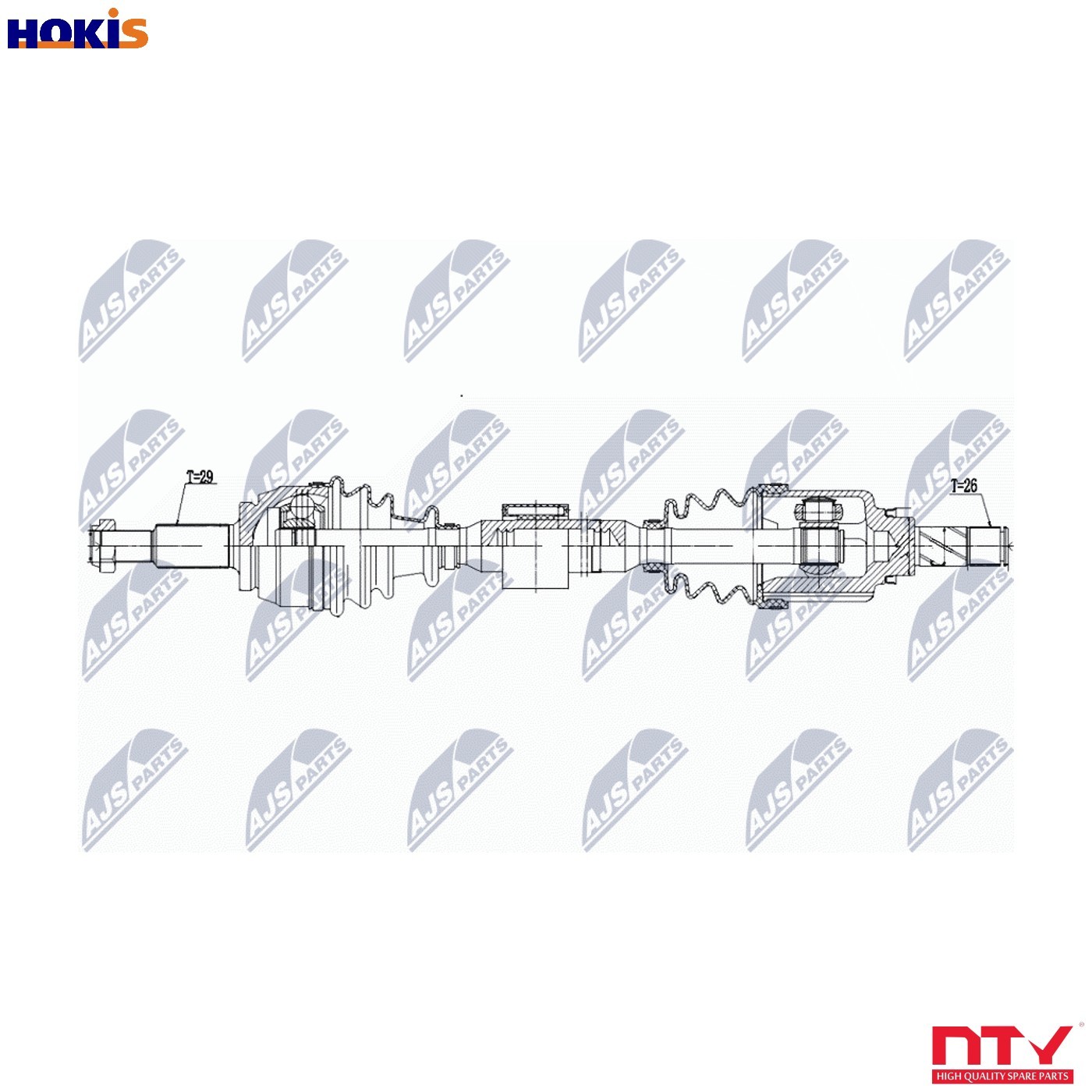 N.T.Y. NPW-RE-197.NTY Drive Shaft for RENAULT - Image 7
