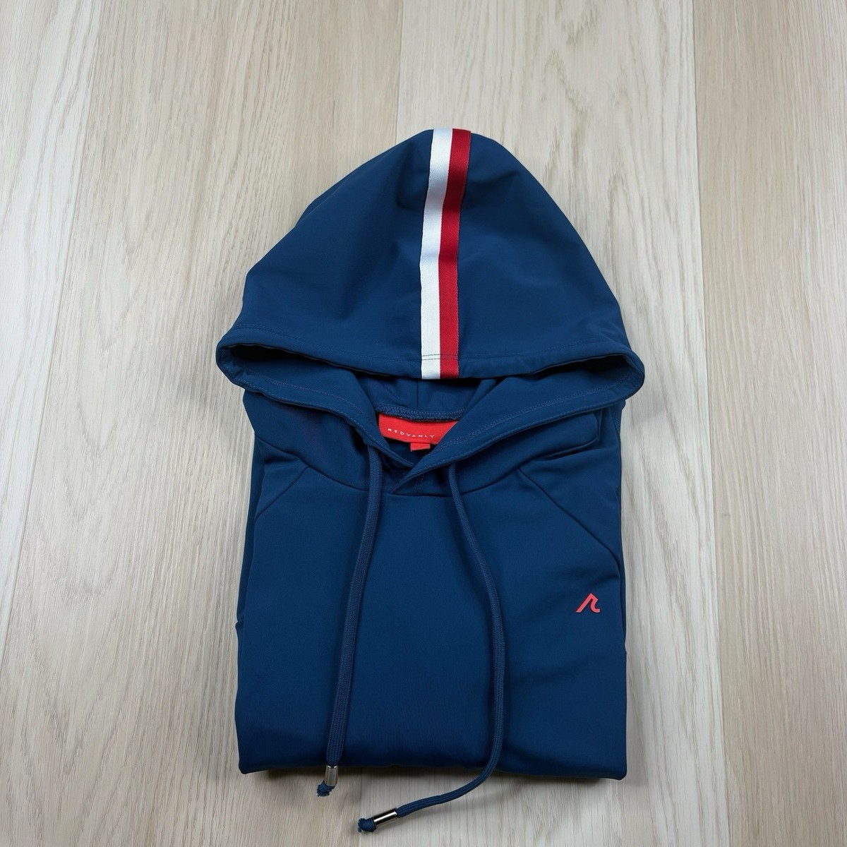 REDVANLY Leavitt Mens Midnight Navy Golf Pullover Athletic Hoodie Size S Small