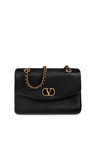 Valentino Garavani - Women - Leather shoulder bag - Black