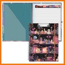 Clipboard Folio with Refillable Lined Notepad, 8.5 x 11 Folders with Storage ...