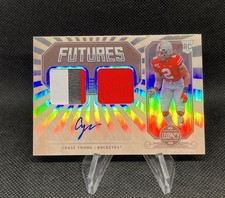 2020 Panini Legacy Chase Young Futures Dual Patch Auto RC Silver #/99 Buckeyes