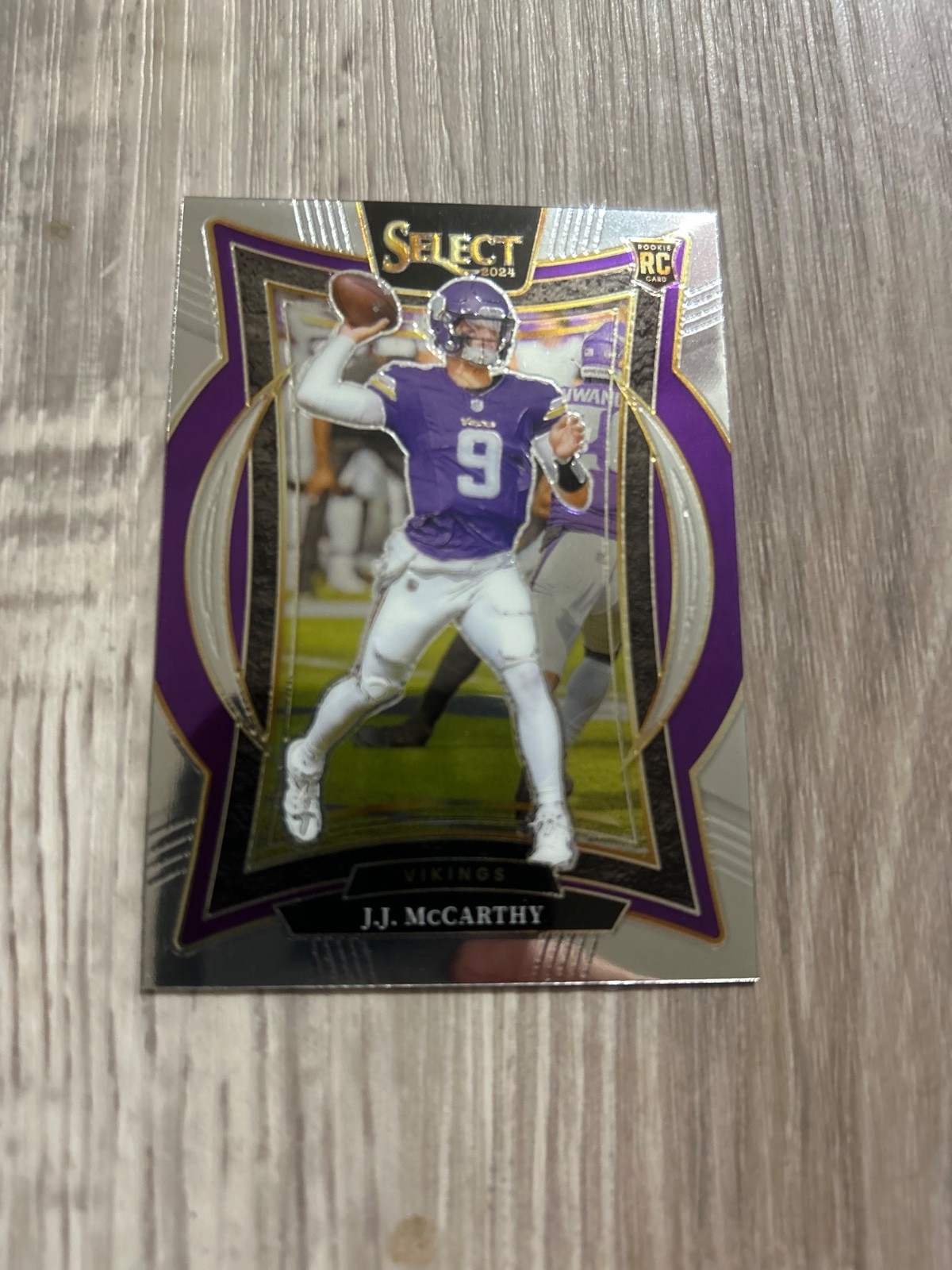 JJ McCarthy 2024 Panini Select - Concourse #24 Base Rookie RC Minnesota Vikings