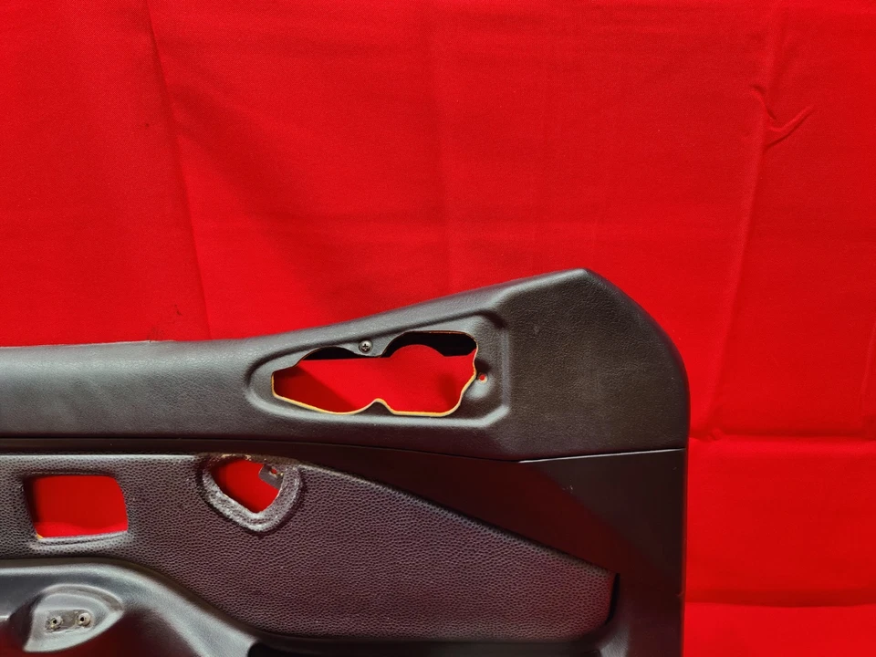 BMW Z3 ROADSTER 1996-2002 PANEL PUERTA INTERIOR DERECHA E IZQUIERDA JUEGO CUERO NEGRO Foto 3 de 4