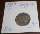 1924 D BUFFALO NICKEL -  ABOUT GOOD