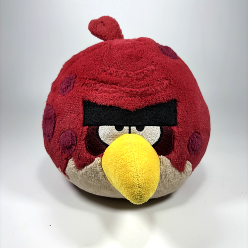 Angry Birds Terence Spotted Red Plush 9” Commonwealth Rovio 2010 Rare ...