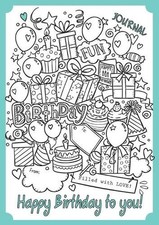 Happy Birthday To You: A Birthday gift book, ready to personalize by Agnes De Be