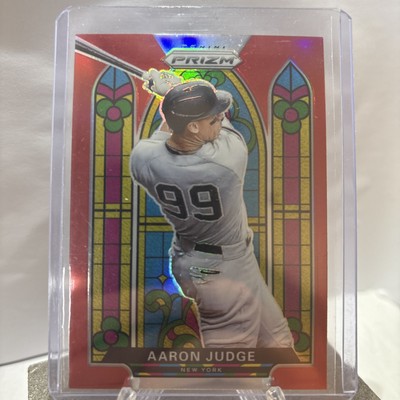 2021 Panini Prizm Stained Glass Pink Prizm Aaron Judge #SG-5