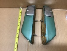 1963 1964 Ford Fairlane Left Right Rear Armrests Green W Ashtrays 10.5