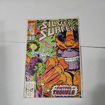 Silver Surfer #44 (Marvel Comics December 1990) 1st appearance of Thanos 