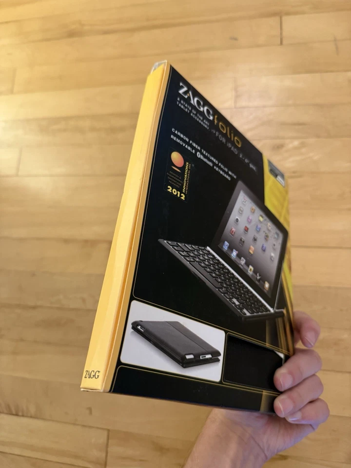 ZaggFolio Bluetooth Keyboard Case For iPad 2-4th Gen, Brand New Box Never Opened - Image 3 of 3