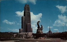 University of Pittsburgh Cathedral of Learning Pennsylvania ~ 1974 postcard