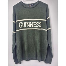 Guinness Forest Green Crewneck Sweater with W...