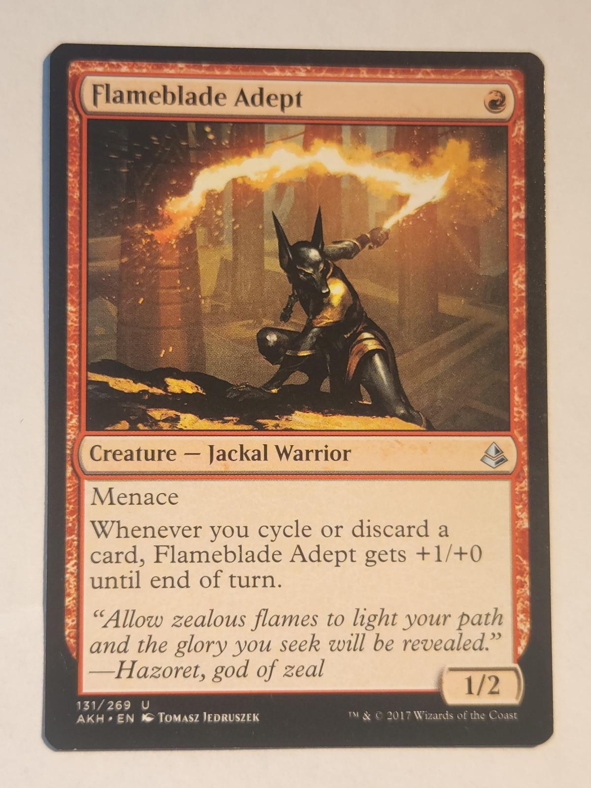 Flameblade Adept 131 Amonkhet Magic: The Gathering Uncommon LP
