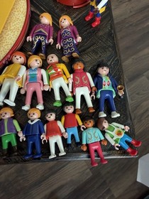 Playmobil White Circus Elephant Romani Circus Lot w/ Many Extras Turntable