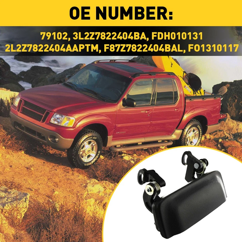 Manija de puerta exterior de metal para Ford Explorer 1998-2003, parte delantera trasera derecha 2001 Foto 3 de 4