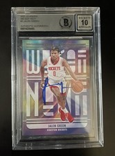Jalen Green  2021-22 Hoops We Got Next #2 Auto Signed Card Beckett 10
