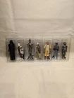 Star Wars Retro Collection Vintage Style Kenner Figure Lot x7 w Stands & Weapons