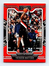 #277 2021-22 Chronicles Playbook BASE { Trendon Watford RC Trail Blazers