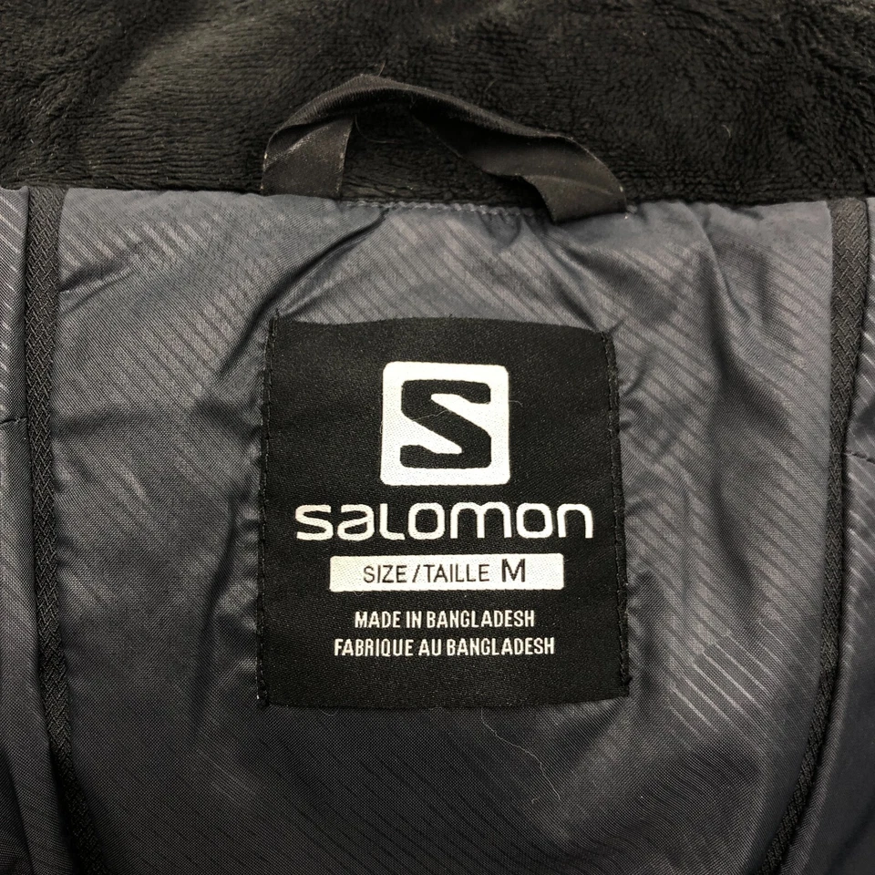 SALOMON Women Hooded Puffer Jacket Coat Size M - Image 4 of 4