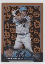 2023 Topps Update Jack-O'-Lantern Foil Nick Fortes #US73 1c1