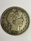 1899 Barber Half Dollar Silver Coin *Ungraded*