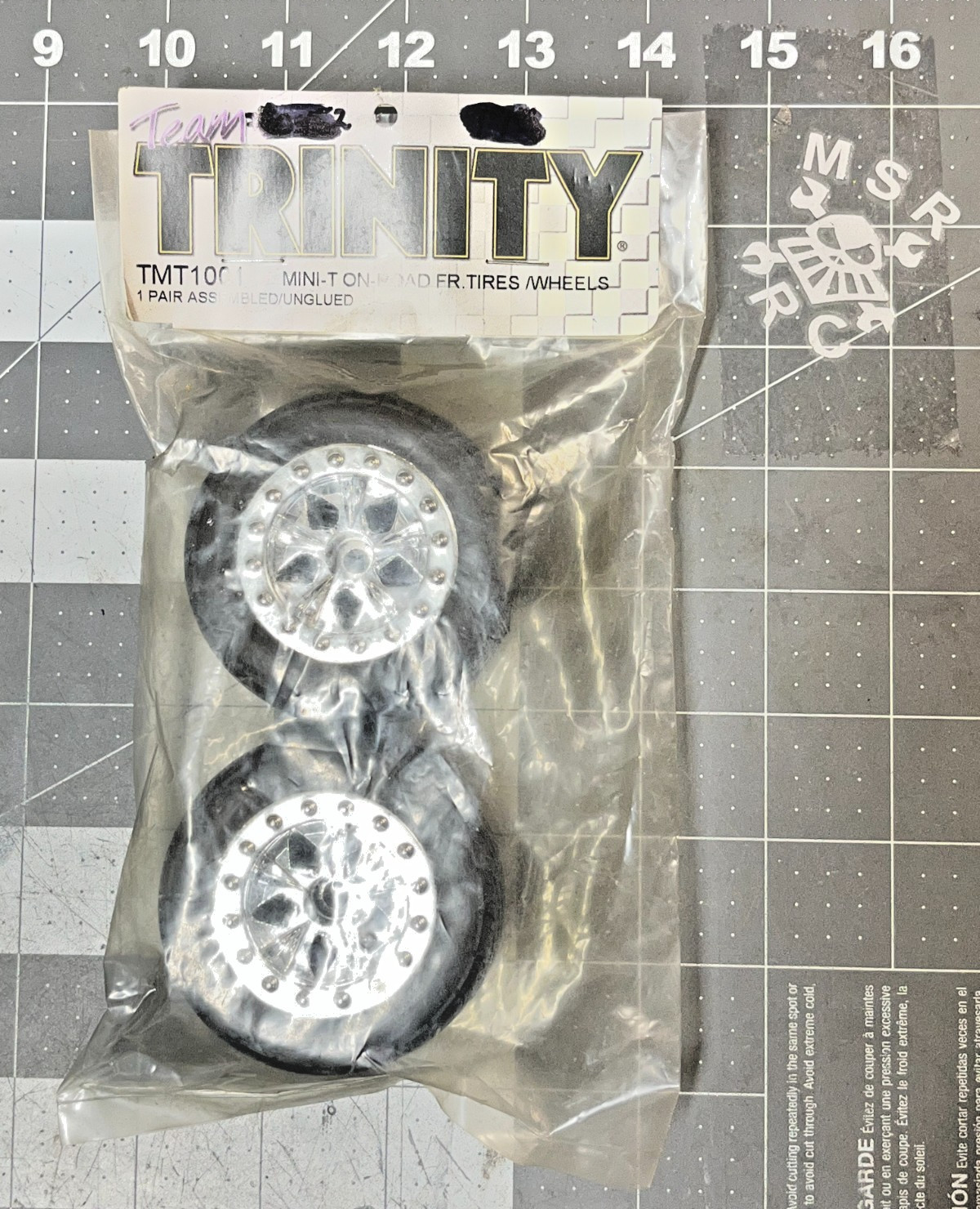 Vintage Team Trinity TMT1001 Mini-T On road Wheels and tires (2)