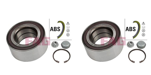 FAG 2X Radnabe Radlagersatz Vorderachse FüR Mercedes A-Klasse B-Klasse W169 W245-image