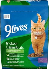 9Lives Indoor Essentials Dry Cat Food for Adult Cats 12 Pound (Pack of 1) 2.40 per pound