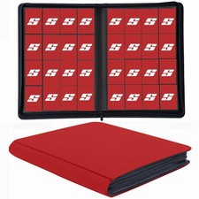 1000 Pockets Trading Card Binder - YuGiOh, MTG, TCG, Sports Card Album Red