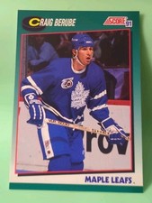 1991-92 Score Rookie and Traded - Craig Berube #28T - Toronto Maple Leafs