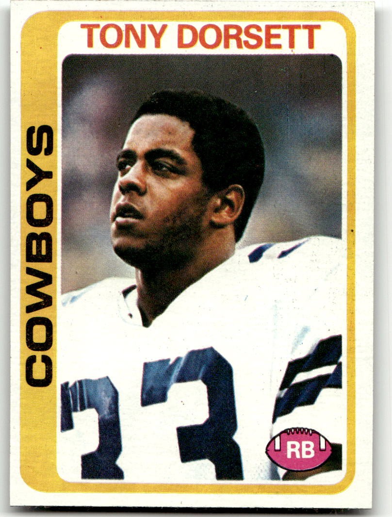 1978 Topps #315 Tony Dorsett Dallas Cowboys RC NO RESERVE! VG-VGEX