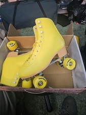 C SEVEN C7 Roller Skates, Lemon Pop Yellow, Size Men 9/Women's 10