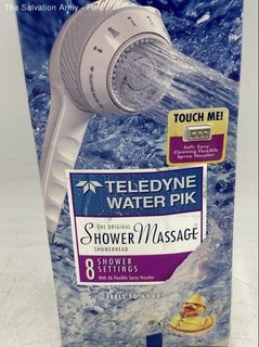 Teledyne Waterpik The Original Shower Massage Round Shape Shower Head