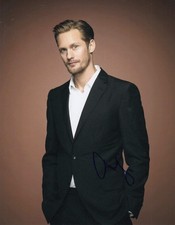 TRUE BLOOD: Alexander Skarsgard HAND Signed 10x8 Photo *SEE PHOTO PROOF* [19570]