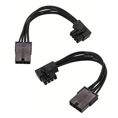 8pin Power Cable 180 Degree Bend for Various Graphics Cards Space Saving Design