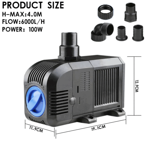 Adjustable Flow Aquarium Pump Water Submersible Fish Tank Fountain Pond Marine - Picture 28 of 47