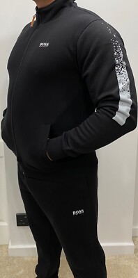 hugo boss mens full tracksuit