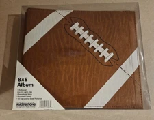 Creative Imaginations 8 x 8 Football Theme Scrapbook Photo Album