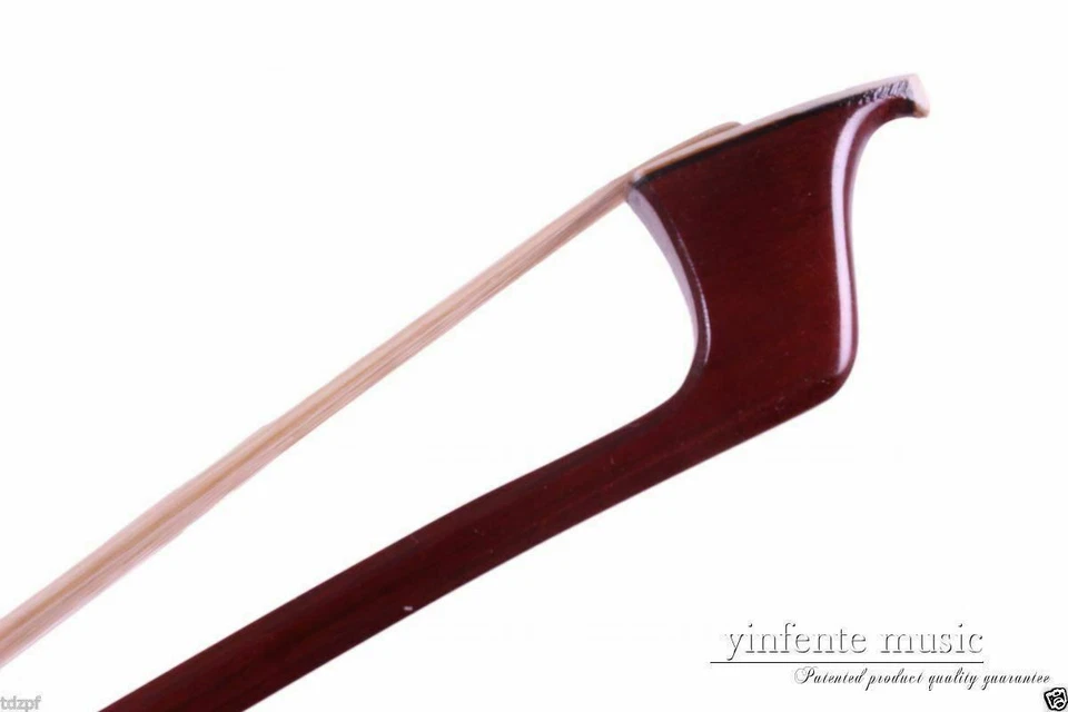 New 4/4 Cello Bow BrazilWood ebony frog Straight Advance Natural Bow hair - Image 4 of 4
