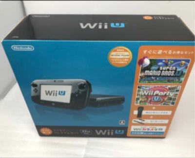 USED Nintendo Wii U Console Family Premium Set Black From JAPAN | eBay