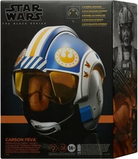HASBRO STAR WARS BLACK SERIES CARSON TEVA HELMET 1:1 FULL SIZE NEW IN HAND *US*