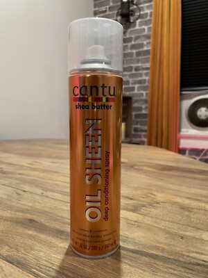 Cantu Oil Sheen Deep Conditioning Spray with Shea Butter, 10oz.
