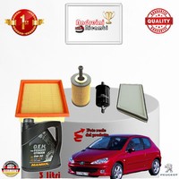 Inspektionskit Filter + ÖL Xpeugeot 206 1.1 44KW 60CV Von 2009->