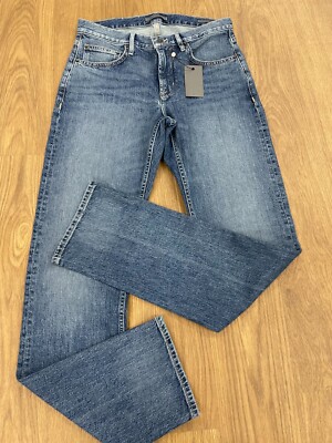 NWT $228 John Varvatos J701- Marlon Wash In Fade Away Blue Size: 30